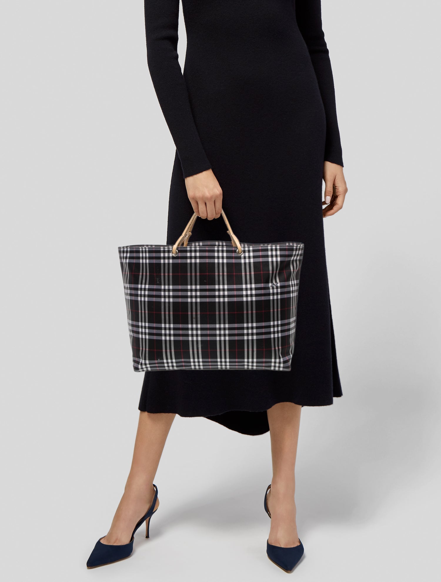 Burberry London House Check Tote Large