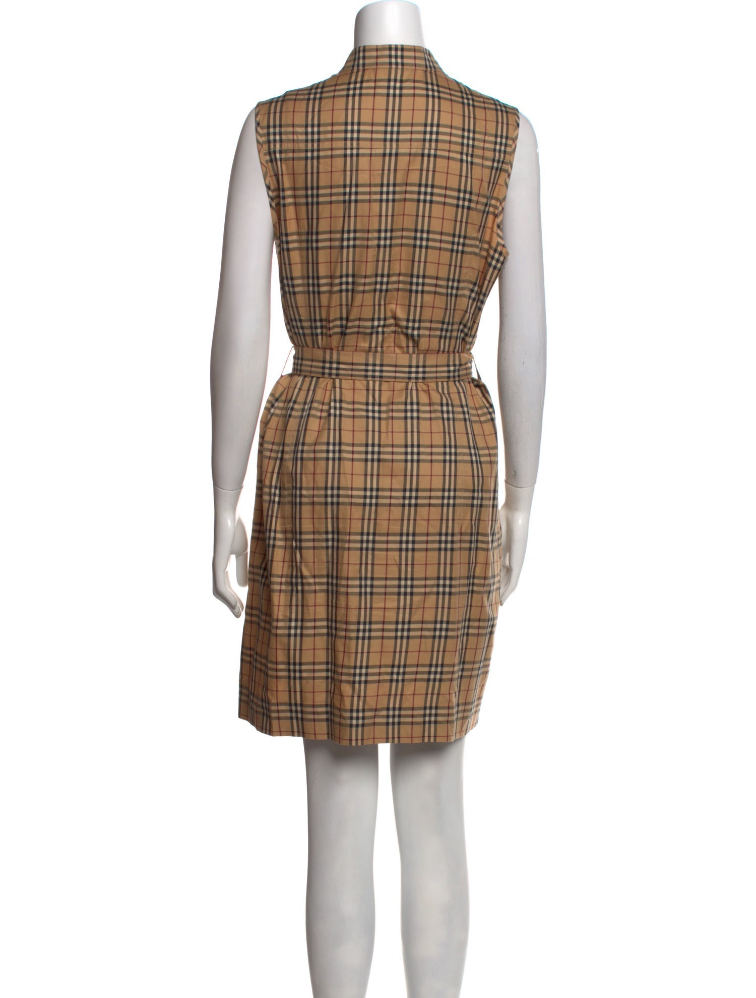 Burberry London Plaid Print Mini Dress