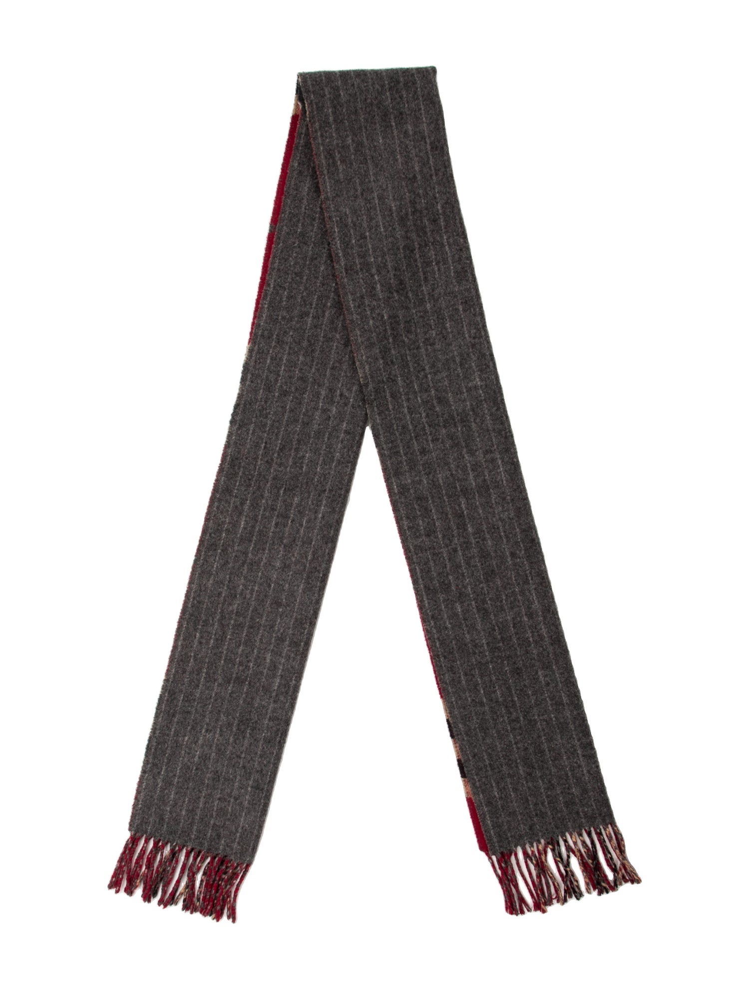 Burberry London Wool Nova Check Pattern Scarf