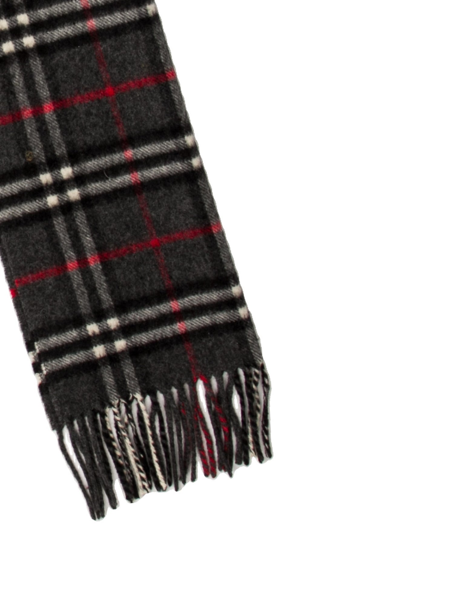 Burberry London Cashmere Nova Check Pattern Scarf