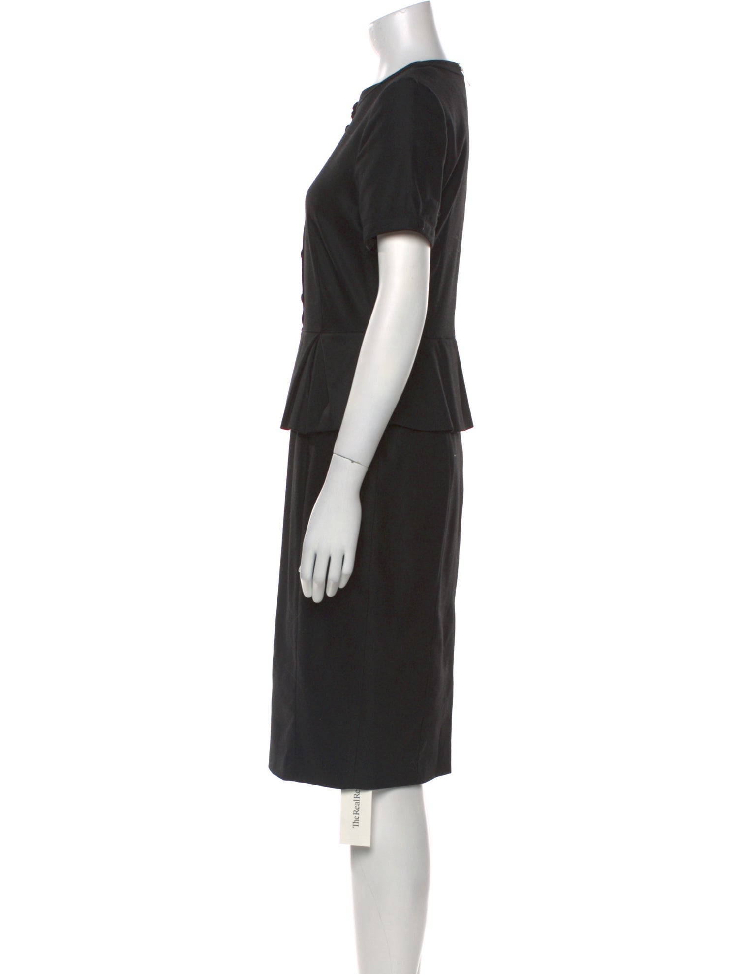 Burberry London Virgin Wool Knee-Length Dress