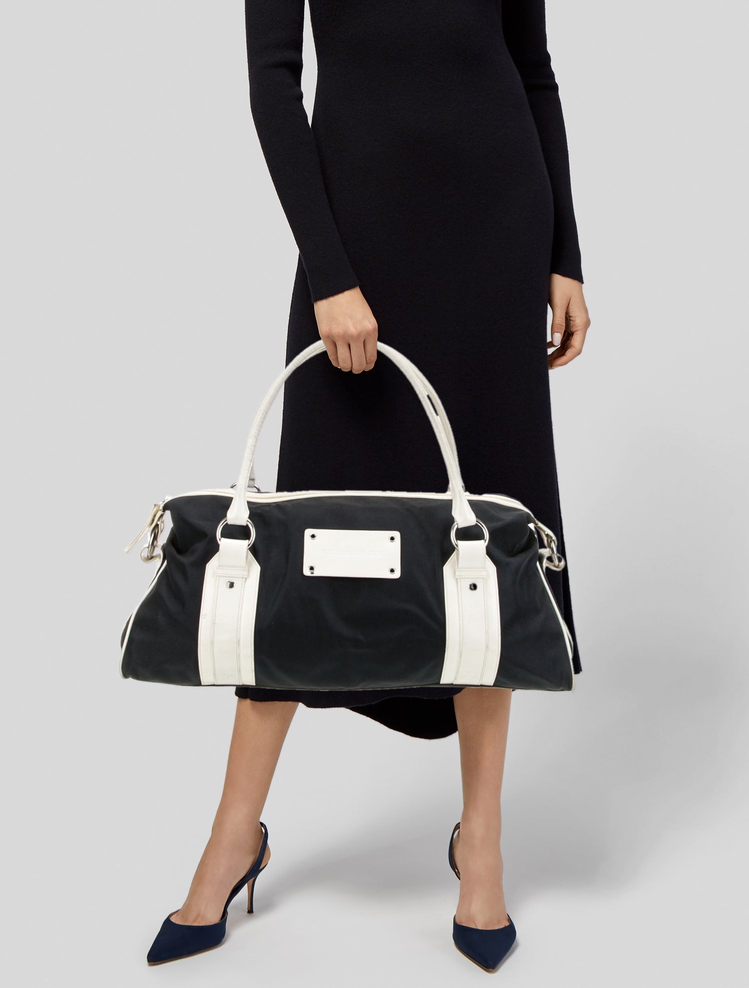 Burberry London Nylon Weekender Bag