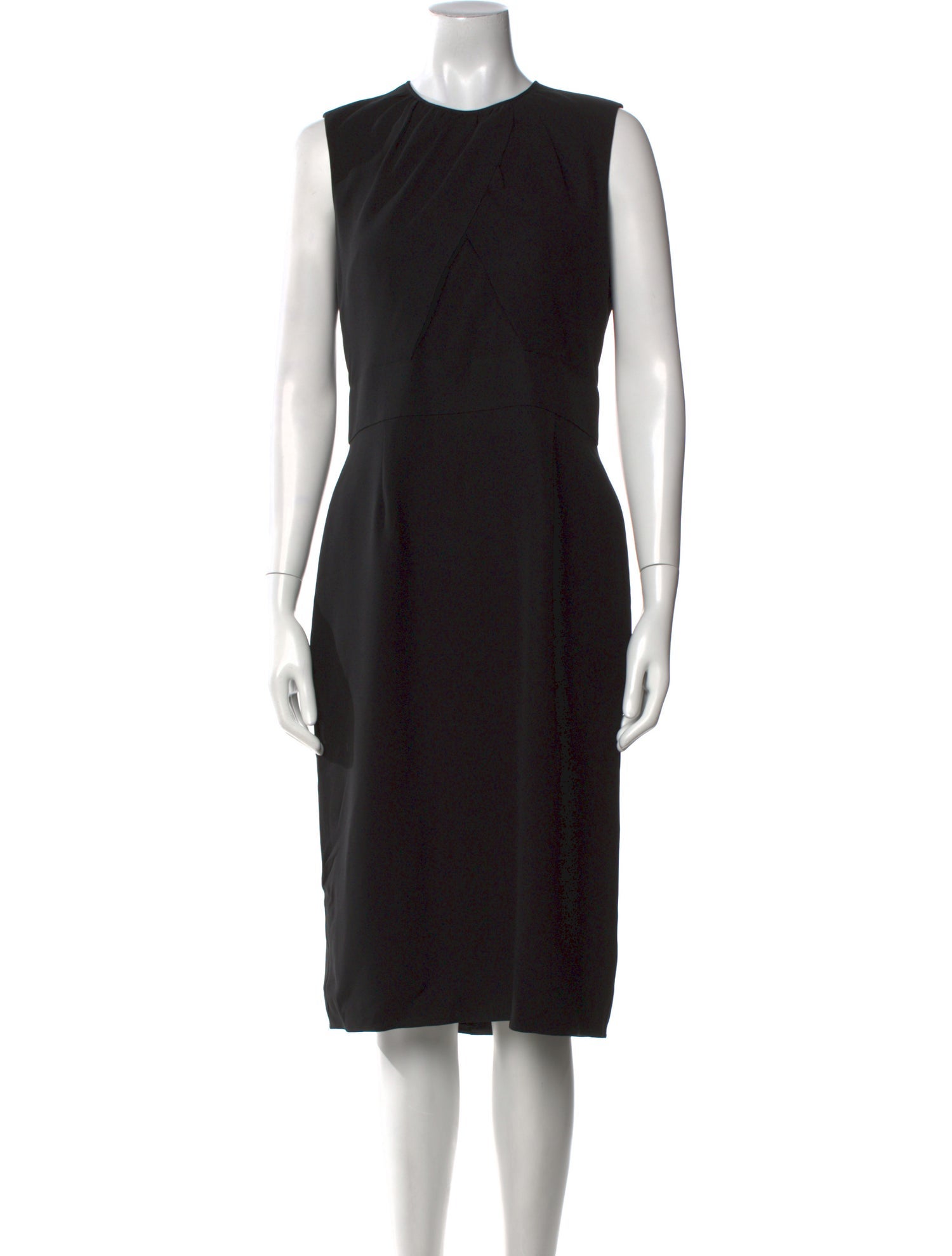 Burberry London Silk Midi Length Dress