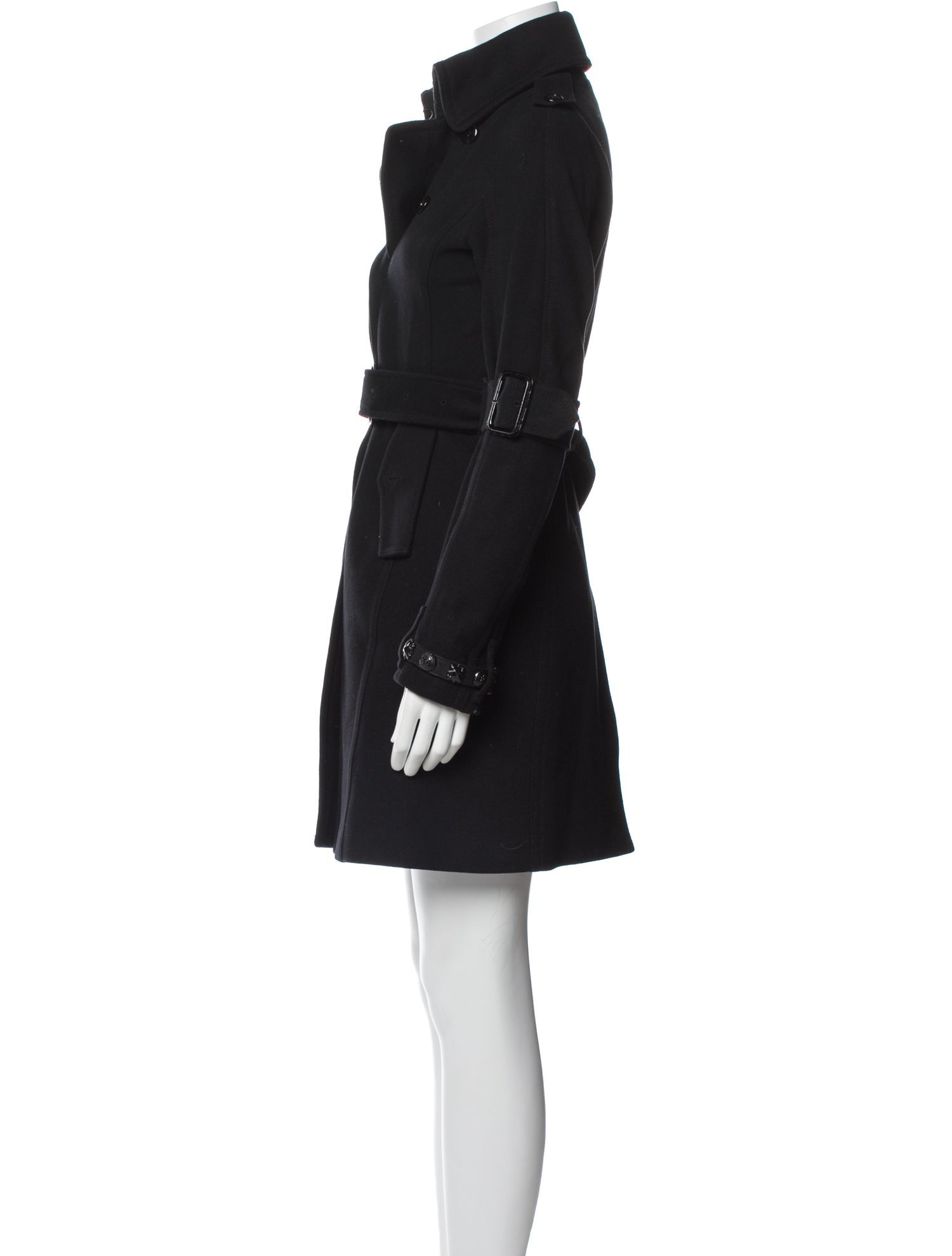 Burberry London Virgin Wool Trench Coat