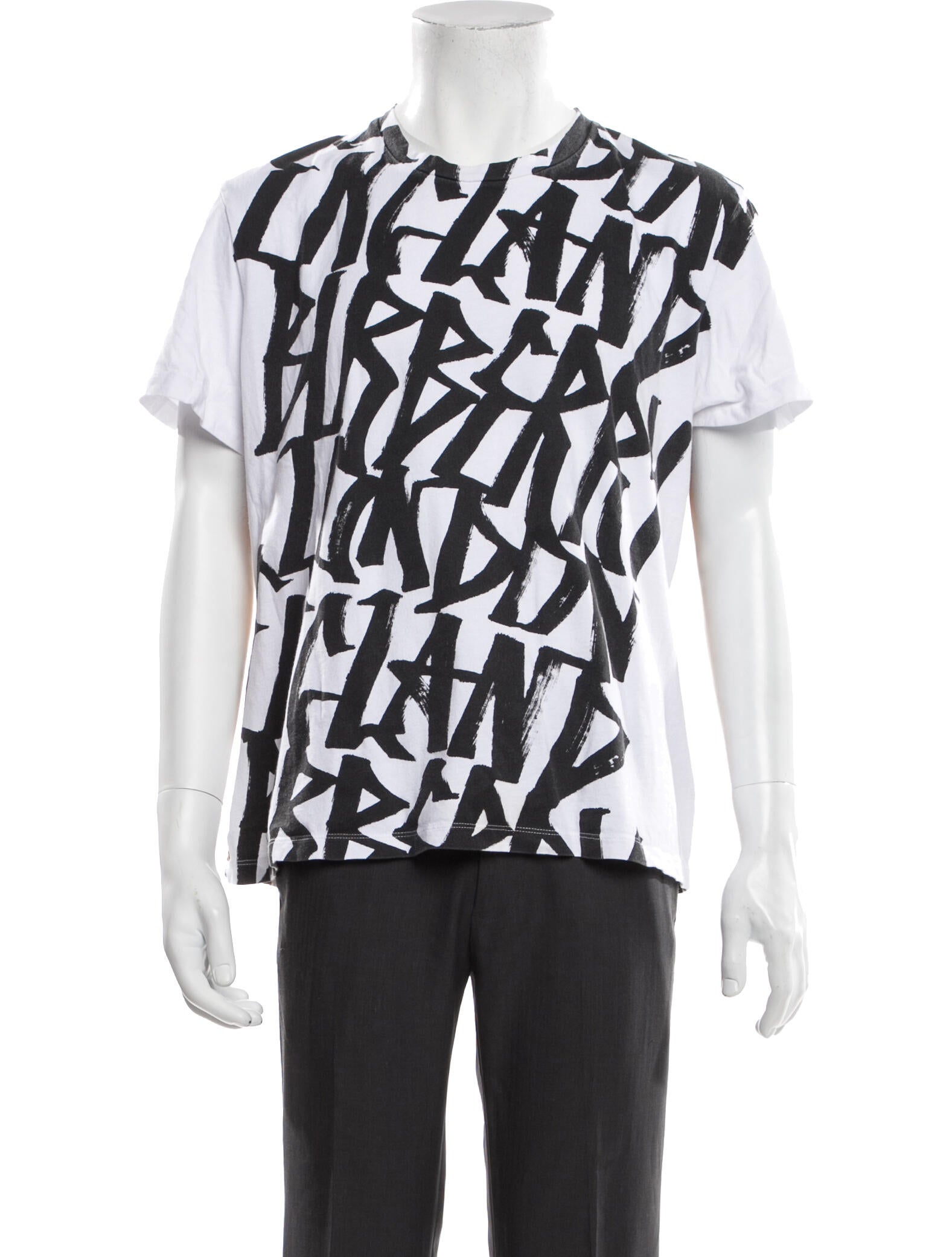 Burberry London Printed Crew Neck T-Shirt