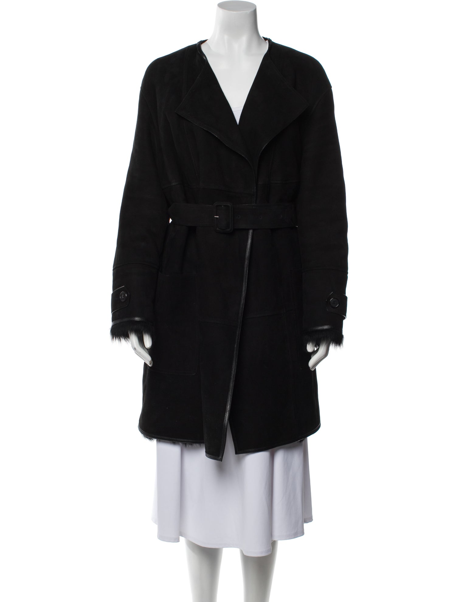 Burberry London Shearling Fur Coat