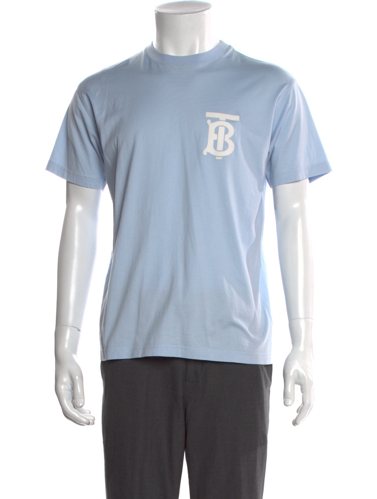 Burberry Nova Check Pattern Crew Neck T-Shirt