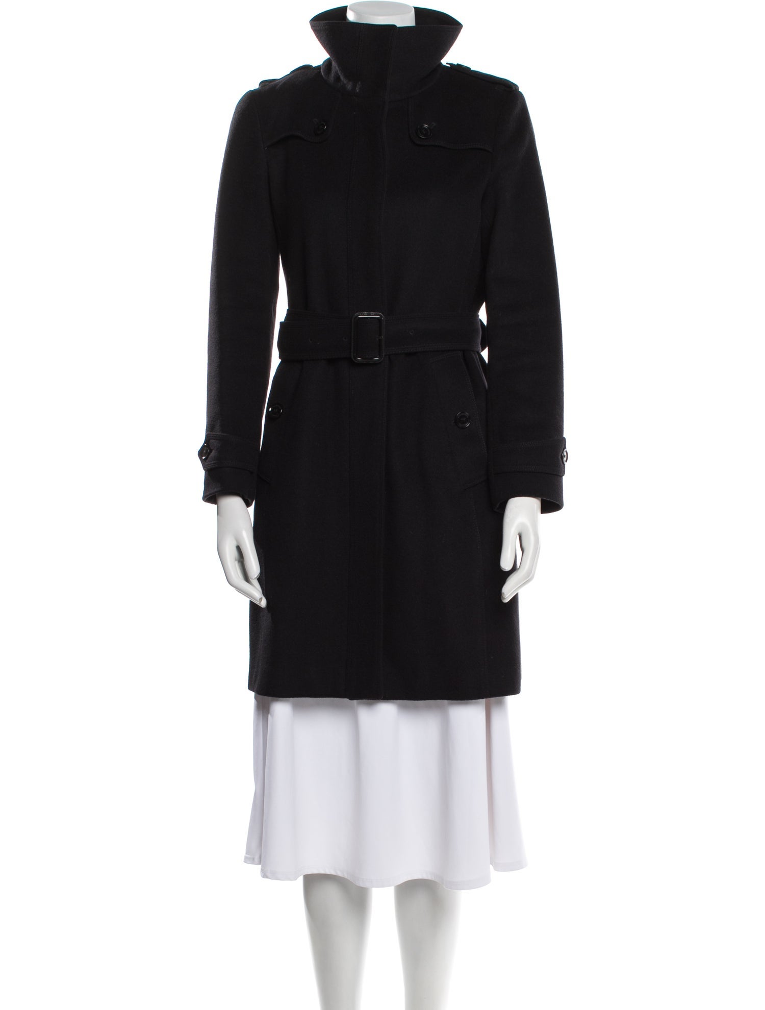 Burberry London Virgin Wool Trench Coat