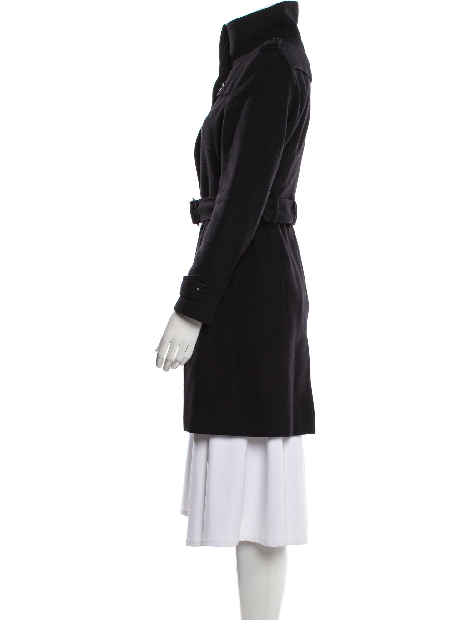 Burberry London Virgin Wool Trench Coat