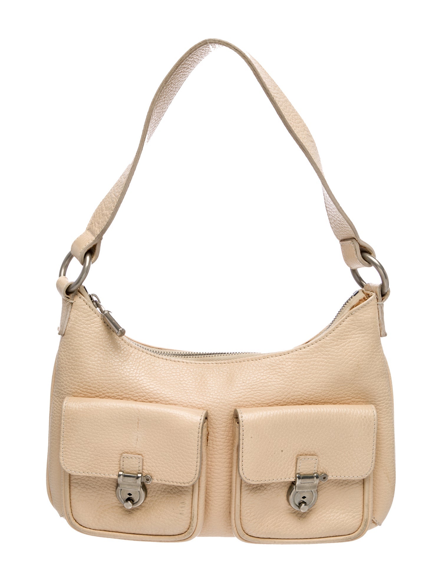 Burberry London Leather Shoulder Bag Vintage