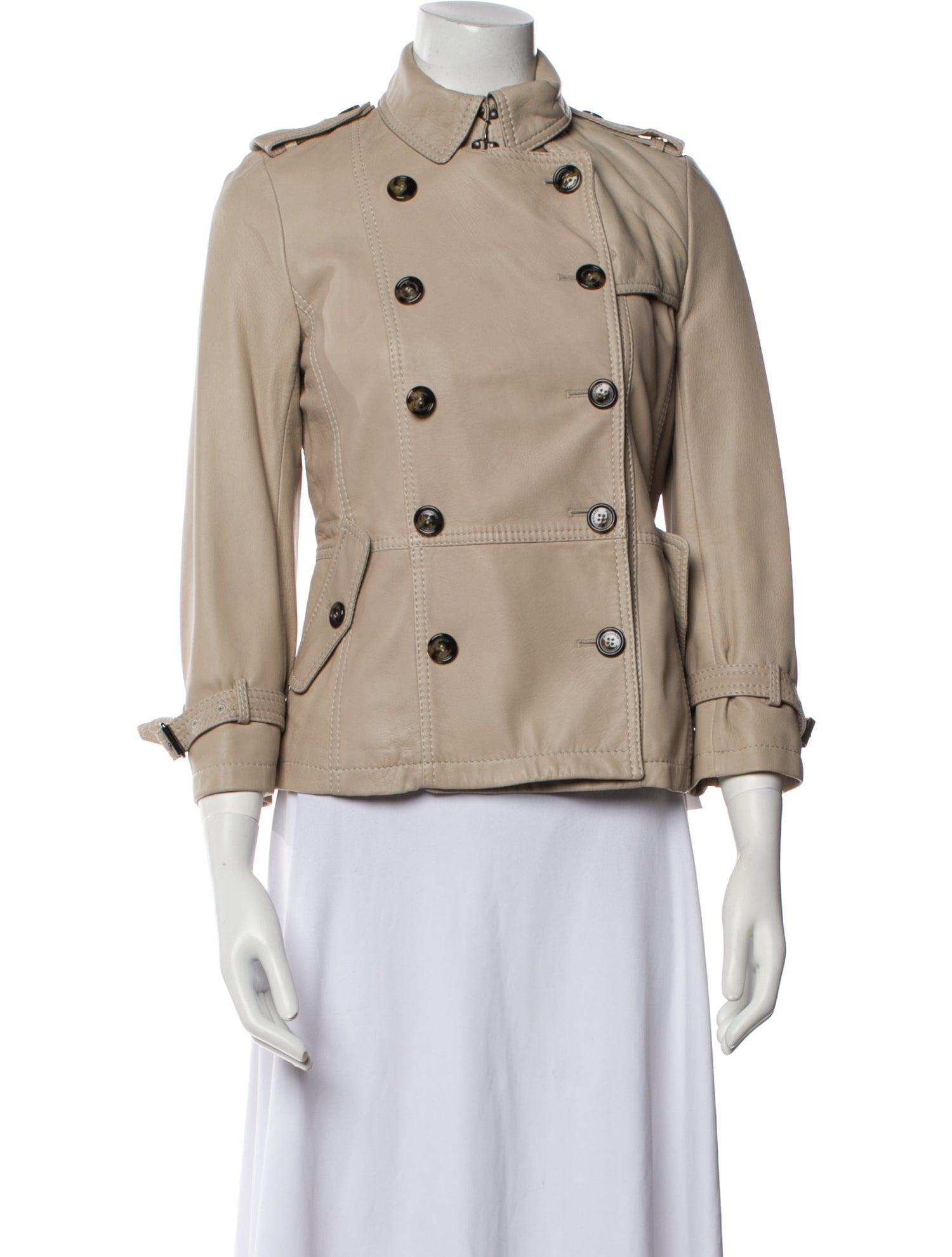 Burberry London Leather Utility Jacket