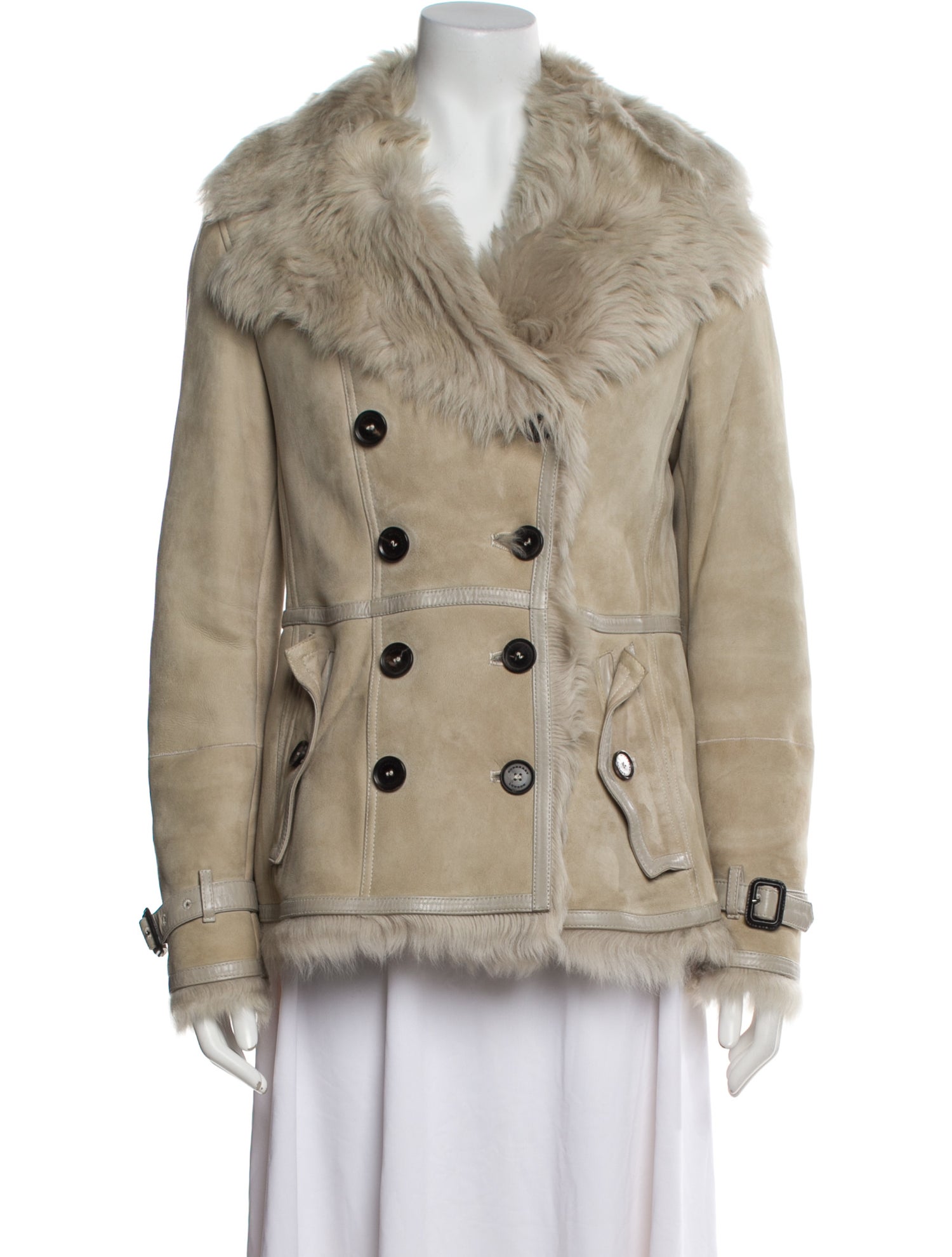 Burberry London Shearling Fur Jacket