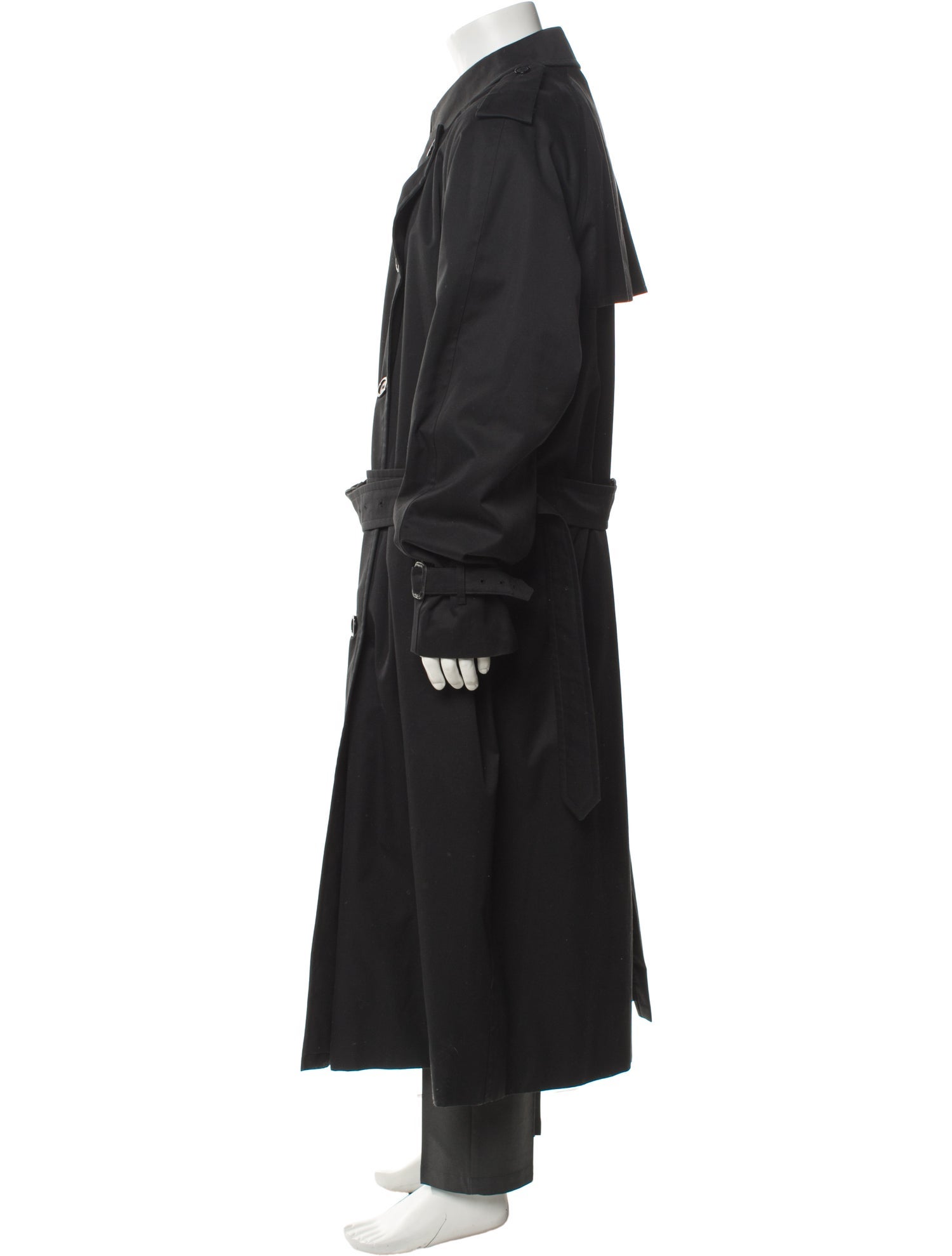 Burberry London Nova Check Pattern Trench Coat