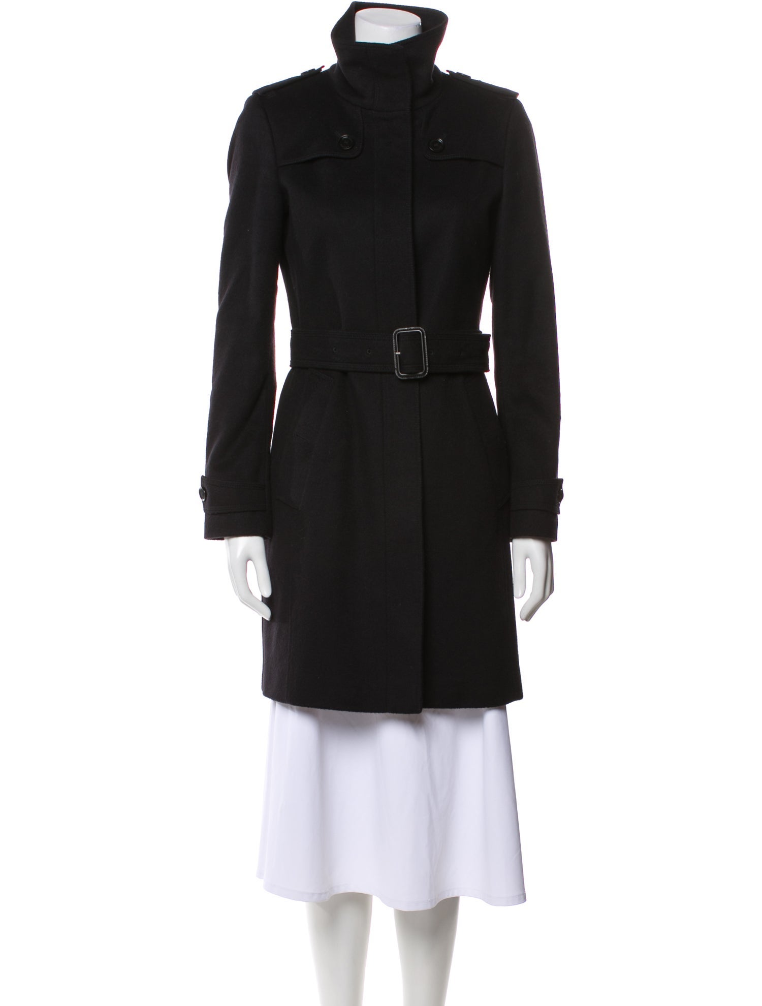 Burberry London Virgin Wool Trench Coat