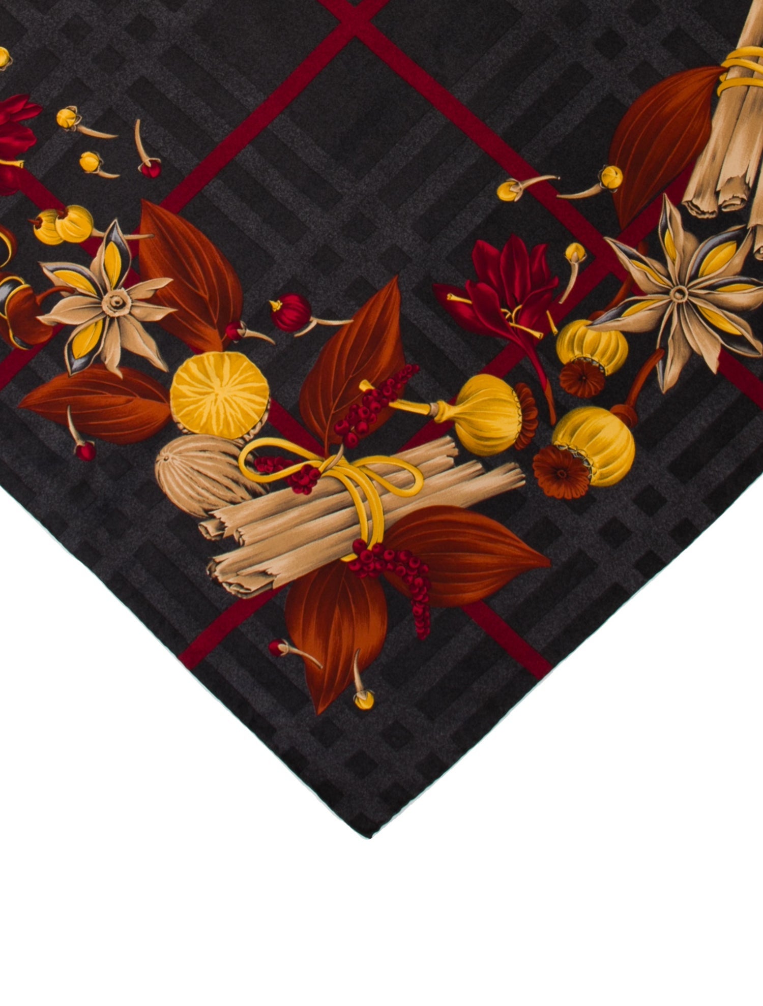 Burberry London Silk Floral Print Scarf