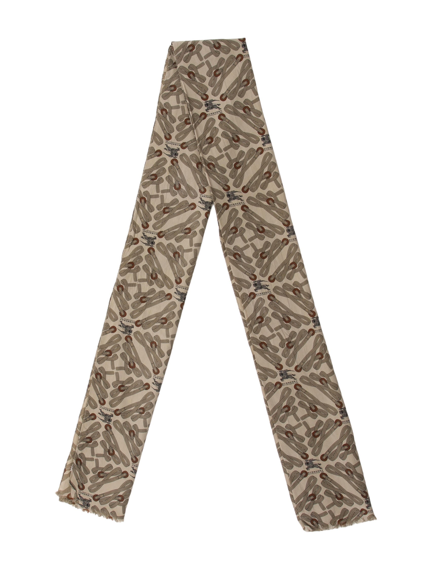 Burberry London Silk Printed Scarf