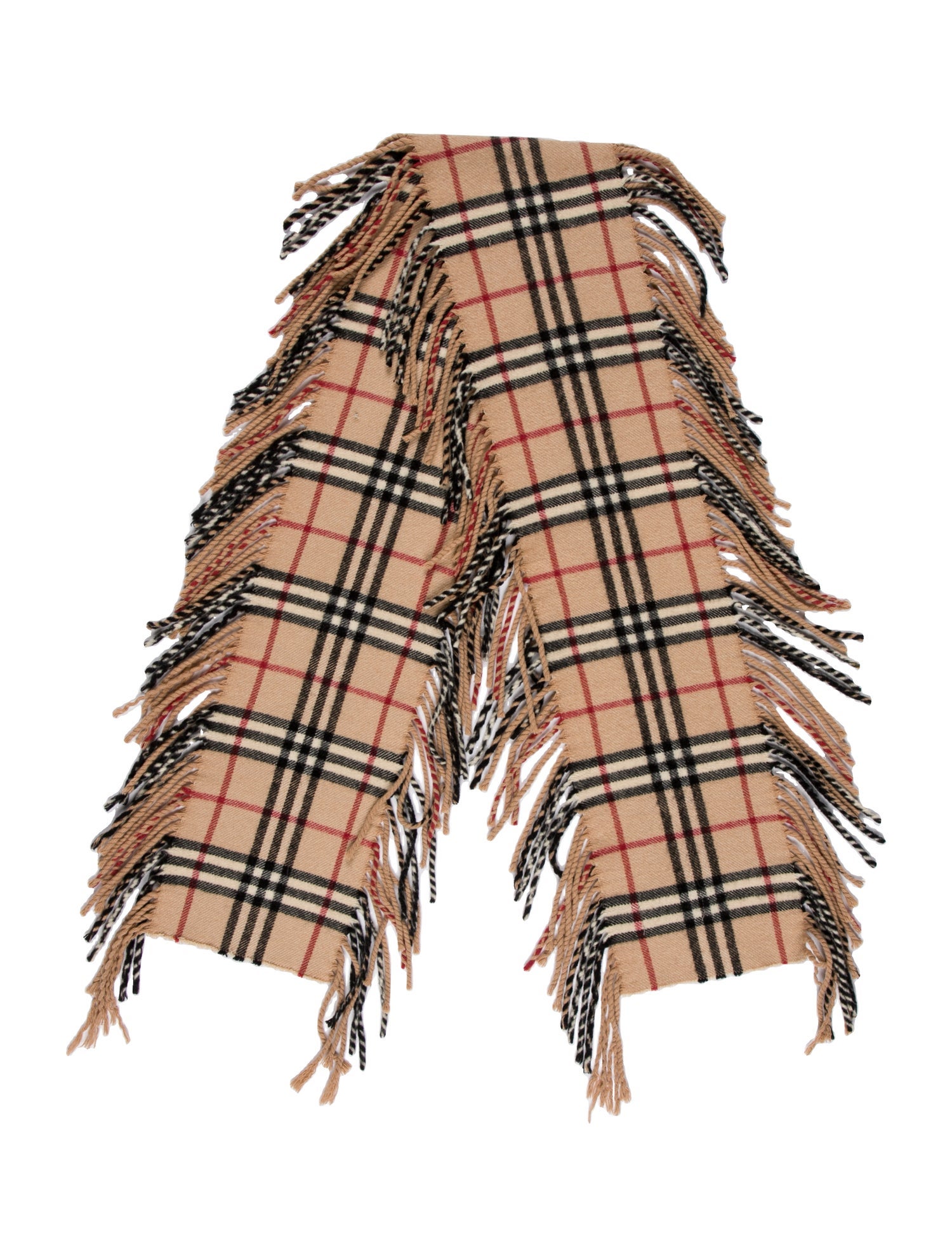Burberry London Cashmere Nova Check Pattern Scarf