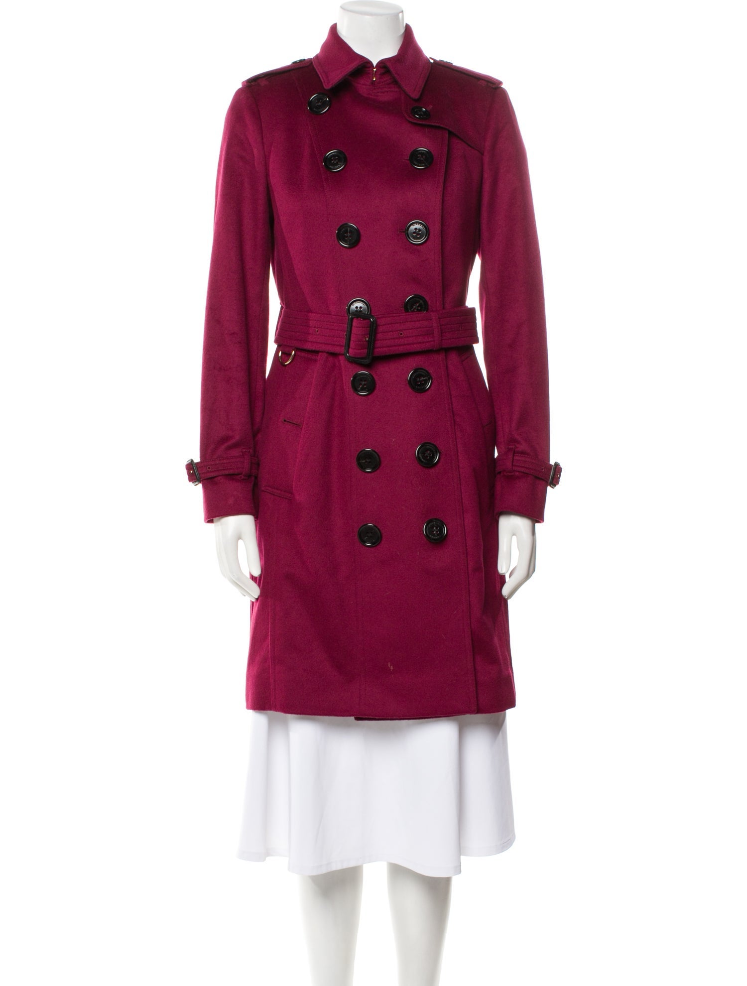 Burberry London Cashmere Trench Coat