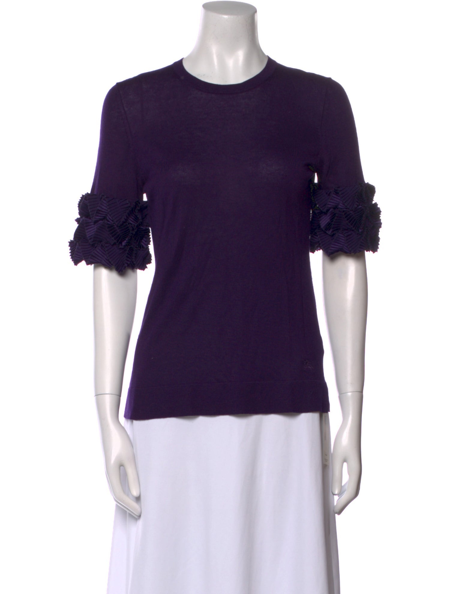 Burberry London Silk Crew Neck Sweater