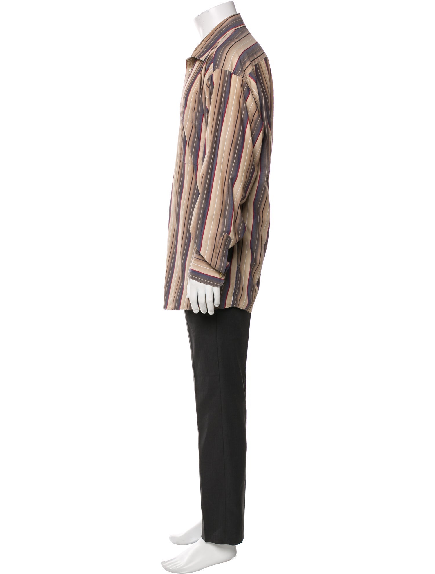Burberry London Striped Long Sleeve Shirt