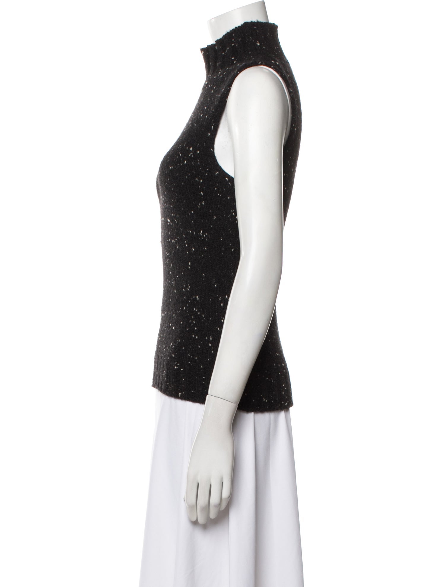 Burberry London Virgin Wool Mock Neck Sweater