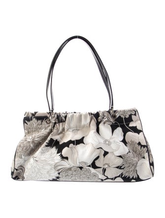 Burberry London Canvas Top Handle Bag