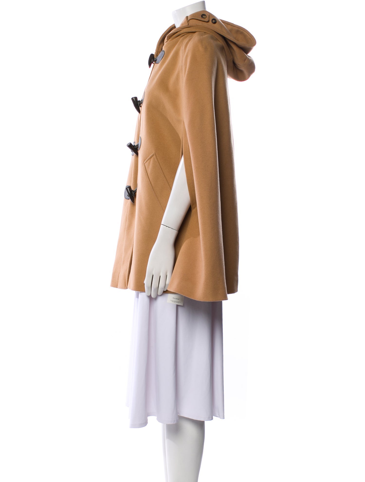 Burberry London Virgin Wool Cape