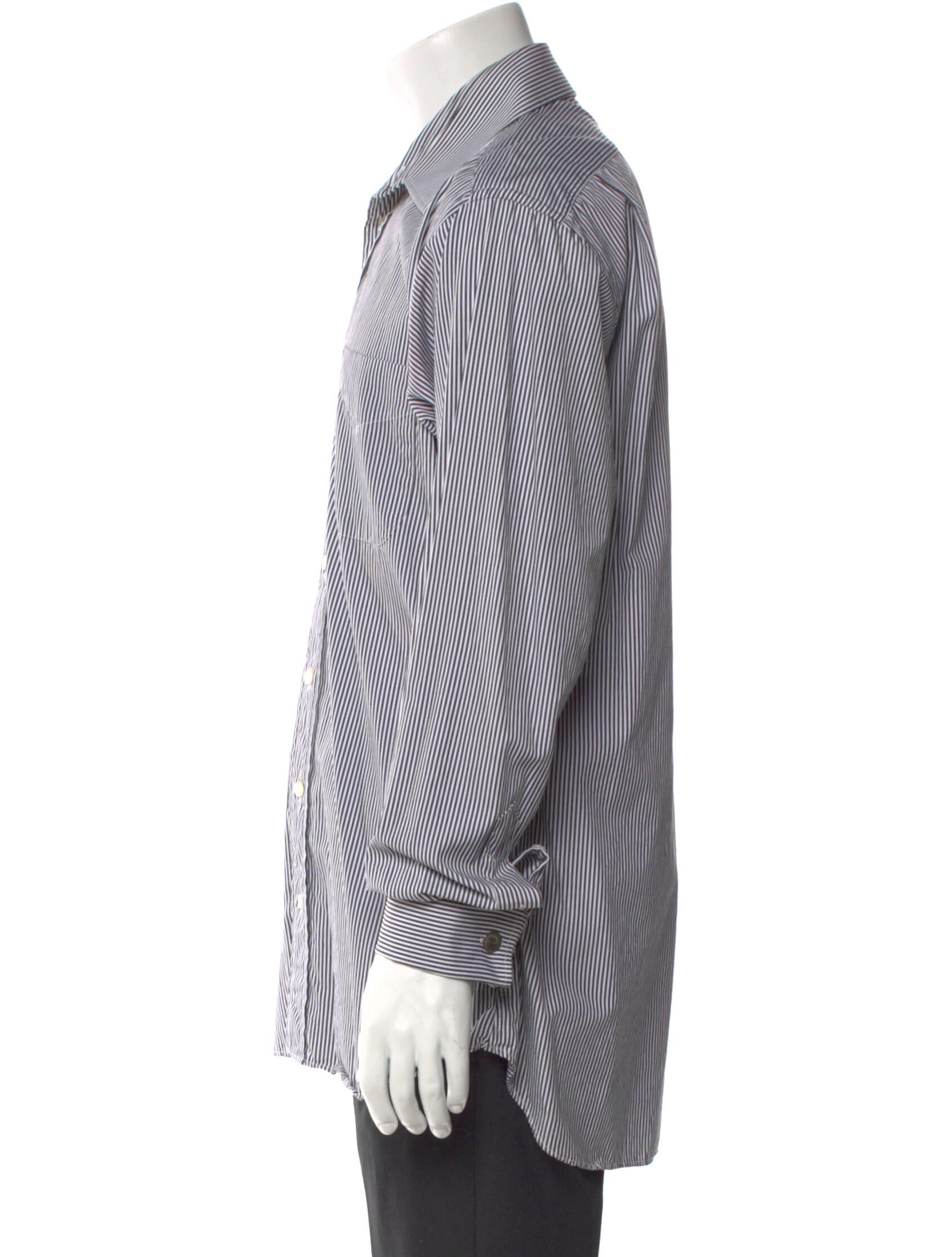 Burberry London Striped Long Sleeve Shirt