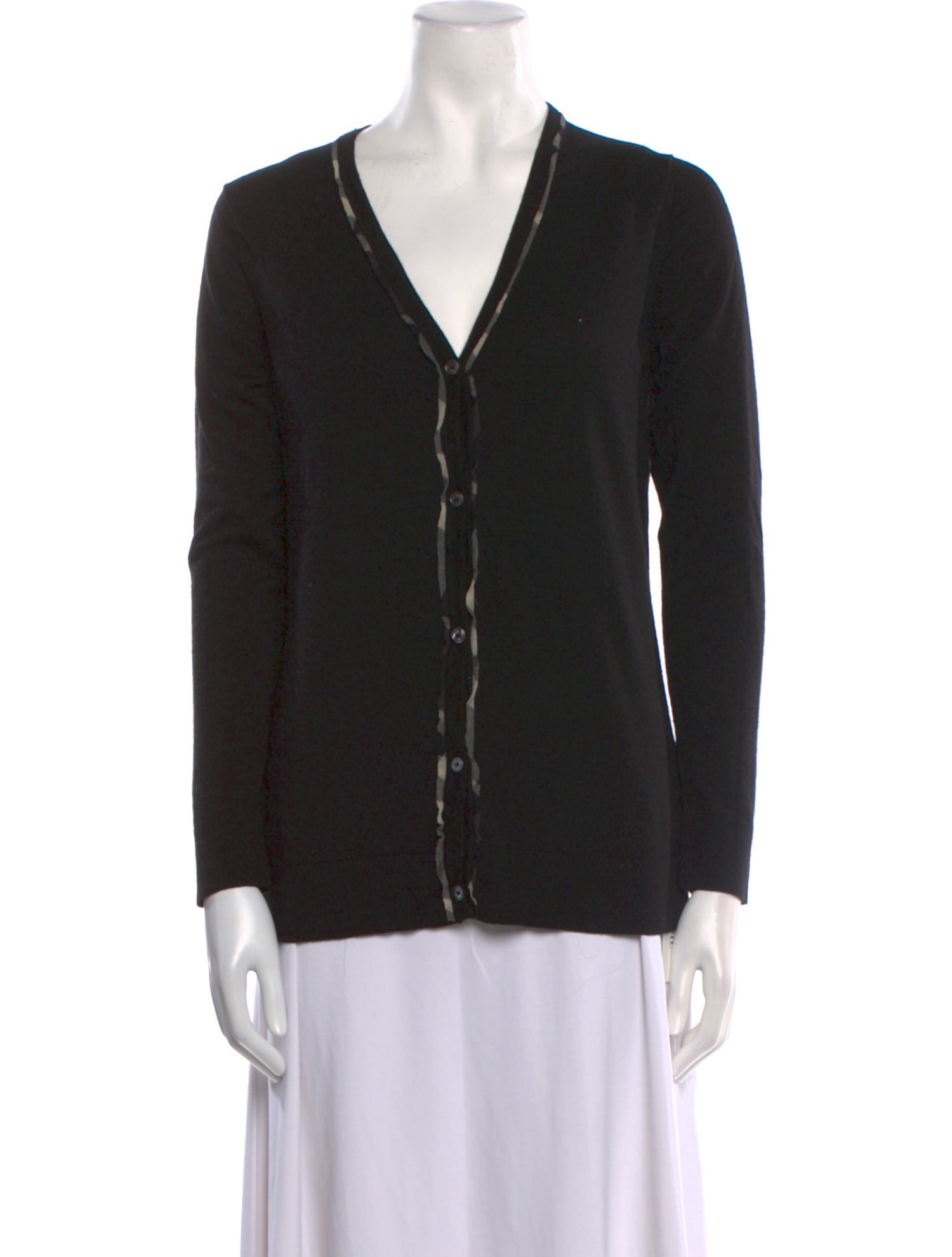 Burberry London Wool V-Neck Sweater