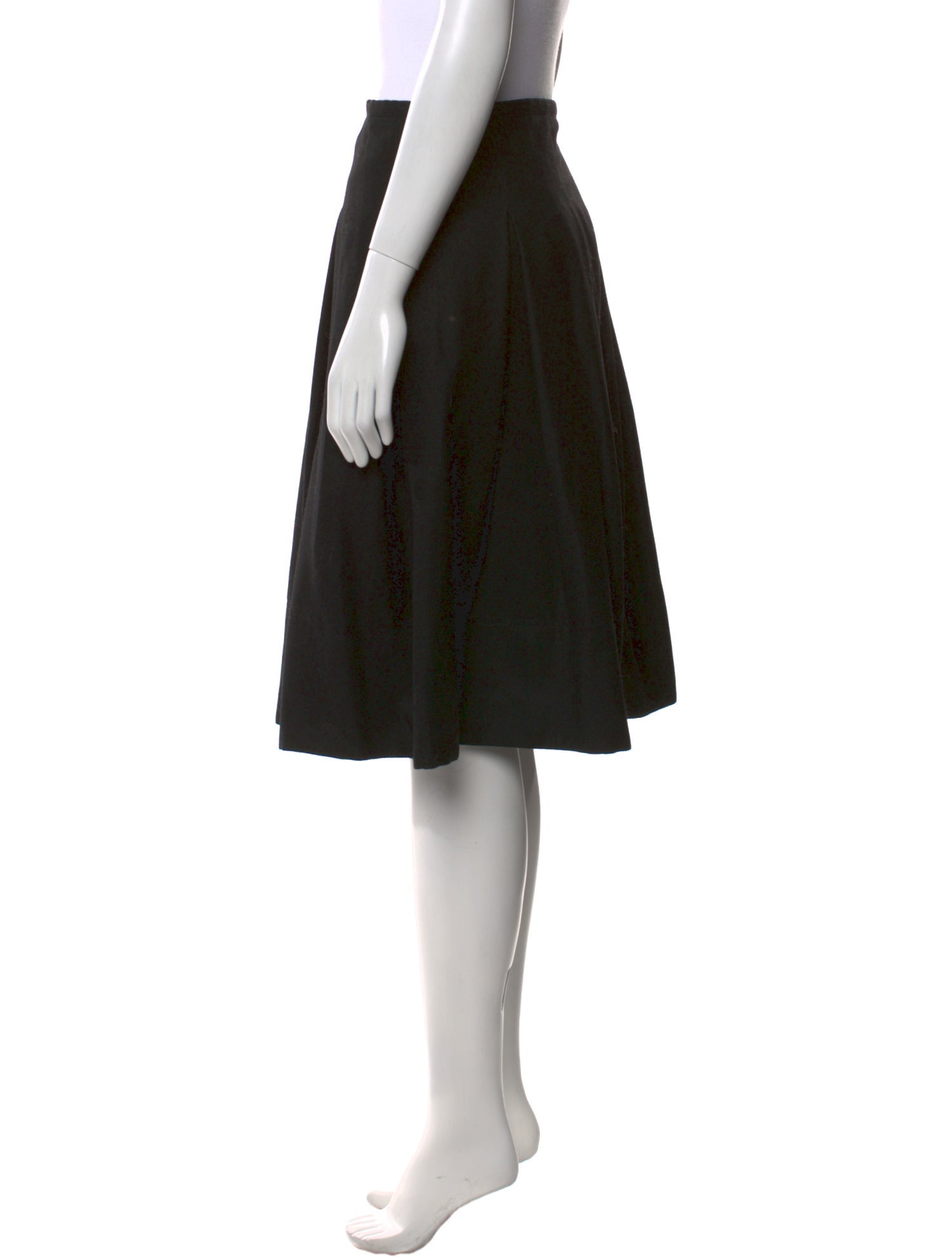 Burberry London Angora Knee-Length Skirt