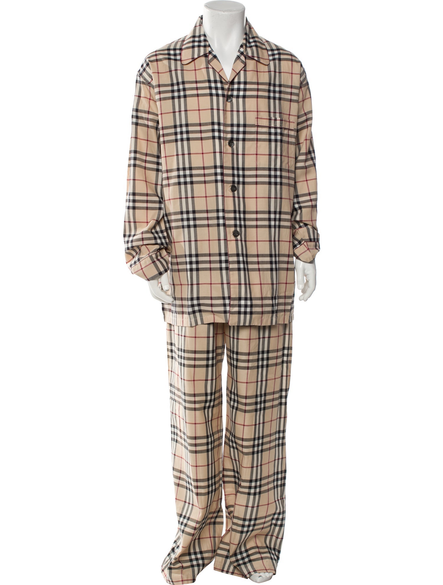 Burberry London House Check Pattern Pajama Pajama Set w/ Tags