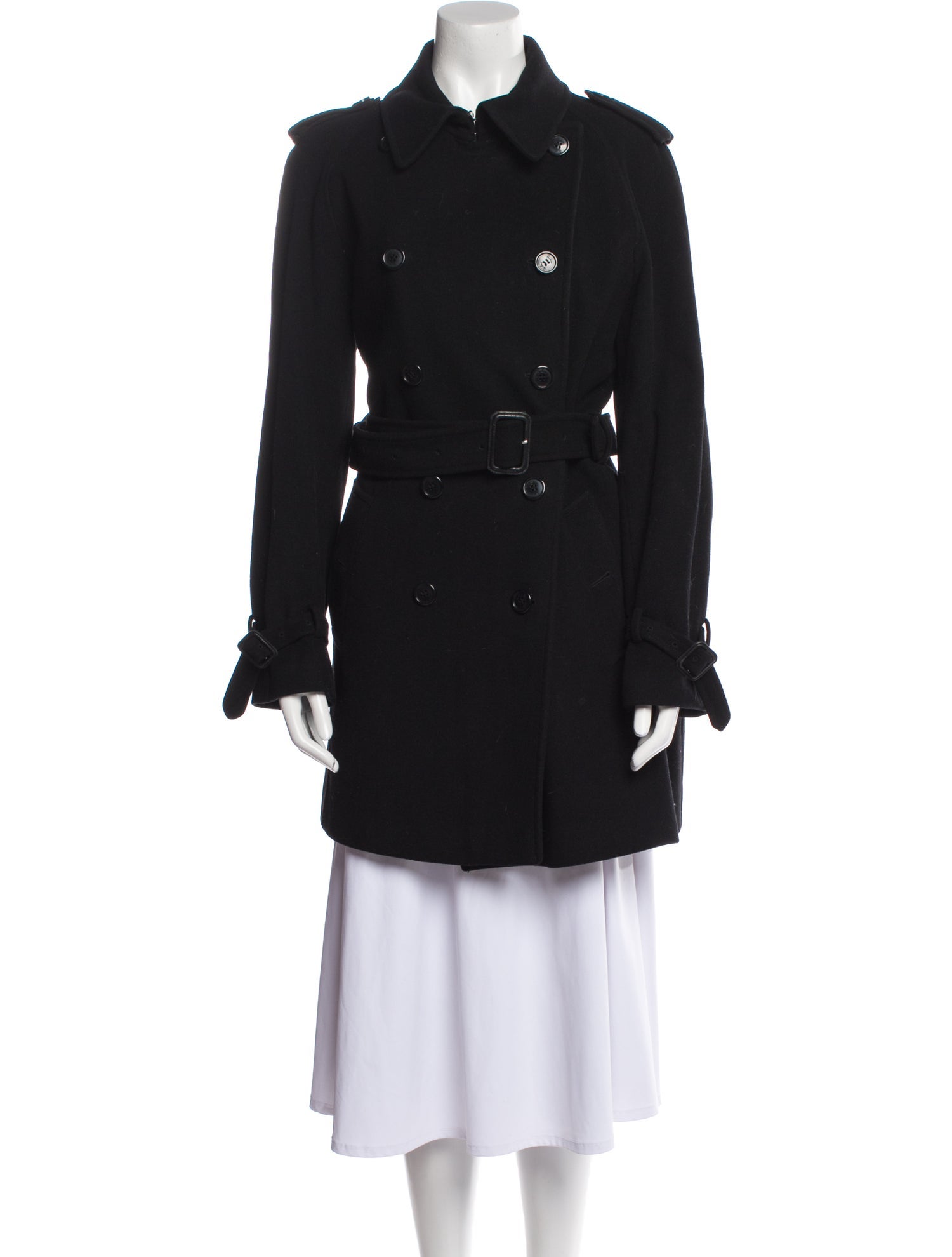 Burberry London Wool Trench Coat