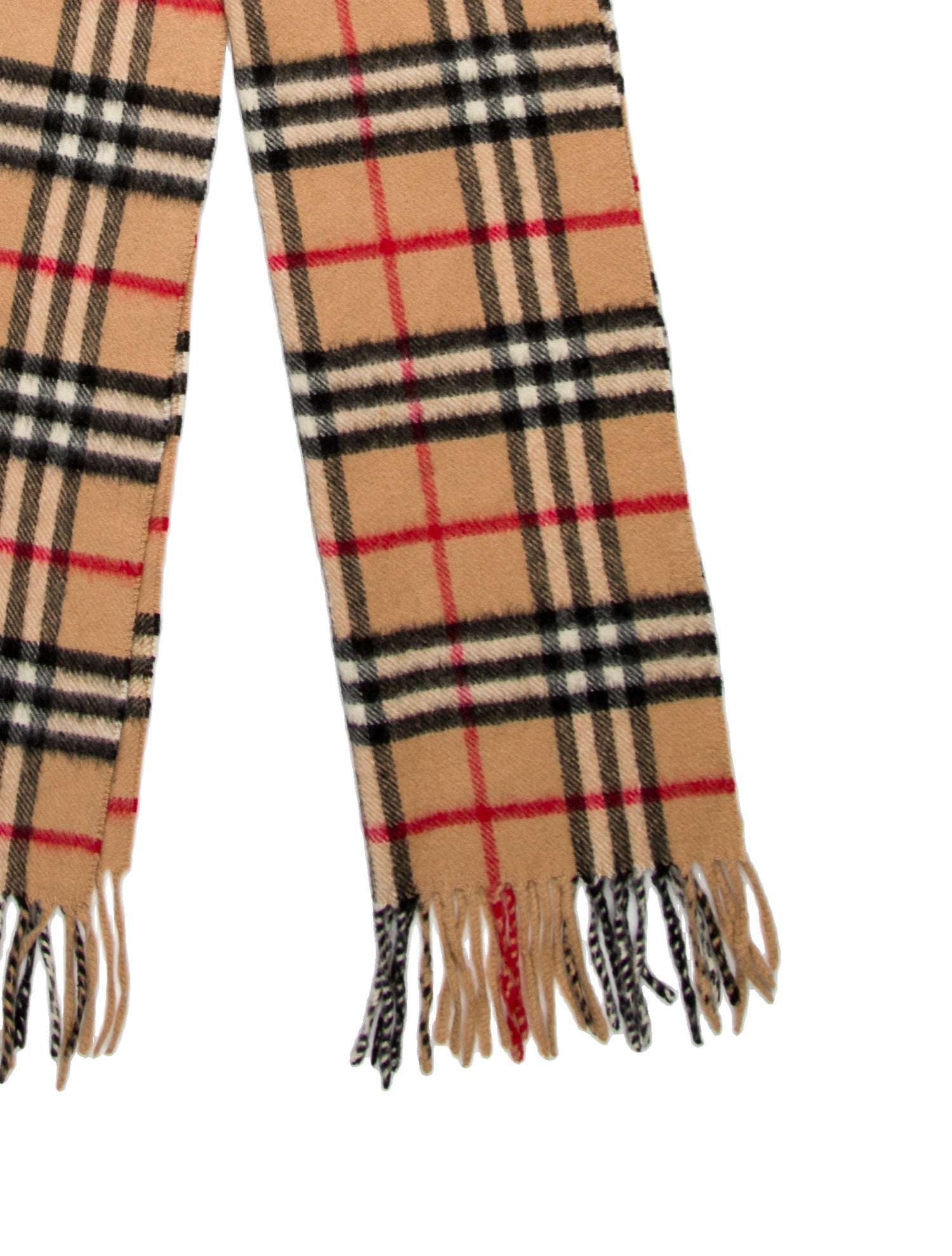 Burberry London Cashmere Nova Check Pattern Scarf