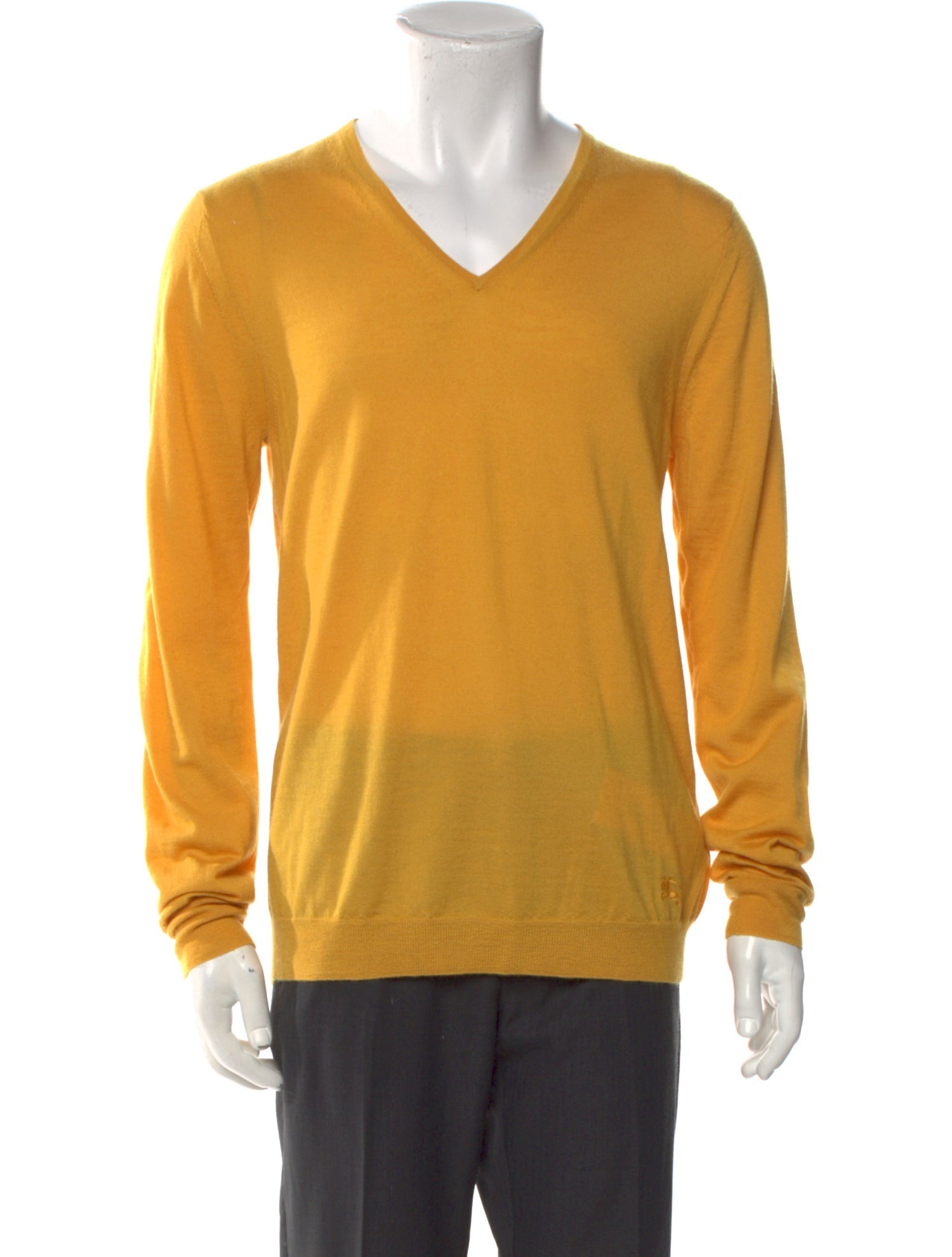 Burberry London Cashmere V-Neck Pullover w/ Tags