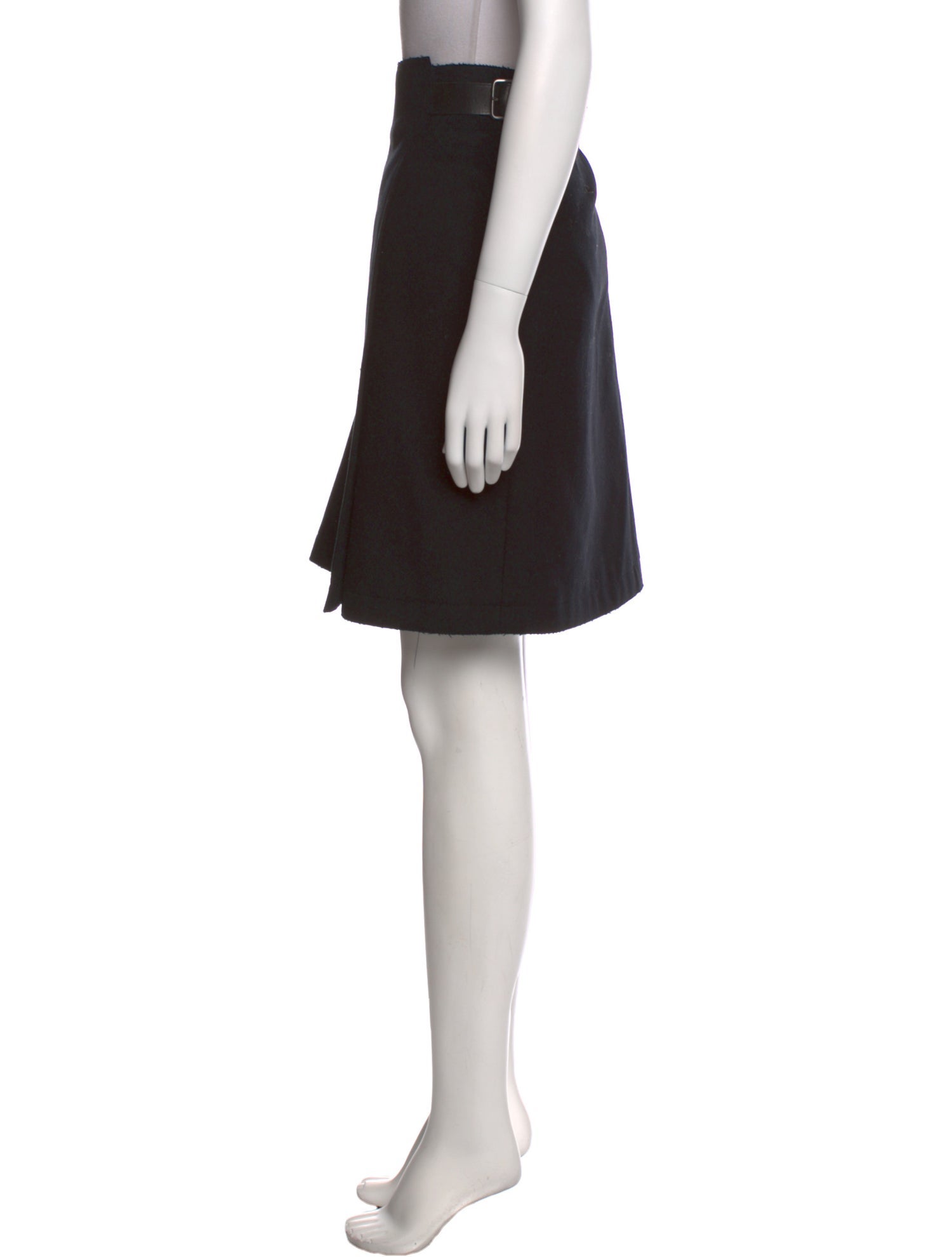 Burberry London Wool Knee-Length Skirt