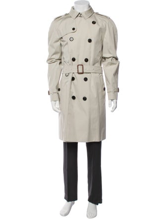 Burberry London Nova Check Pattern Trench Coat