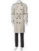 Burberry London Nova Check Pattern Trench Coat
