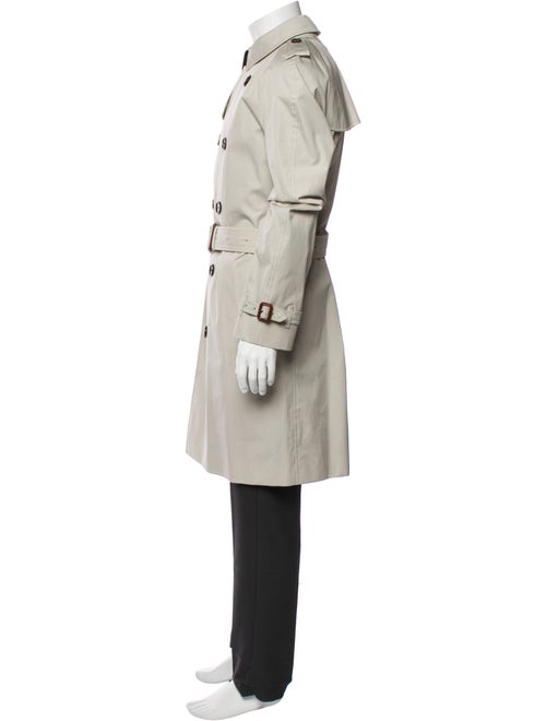 Burberry London Nova Check Pattern Trench Coat