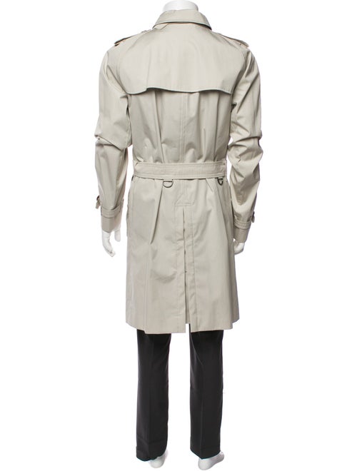 Burberry London Nova Check Pattern Trench Coat