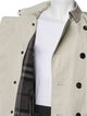Burberry London Nova Check Pattern Trench Coat