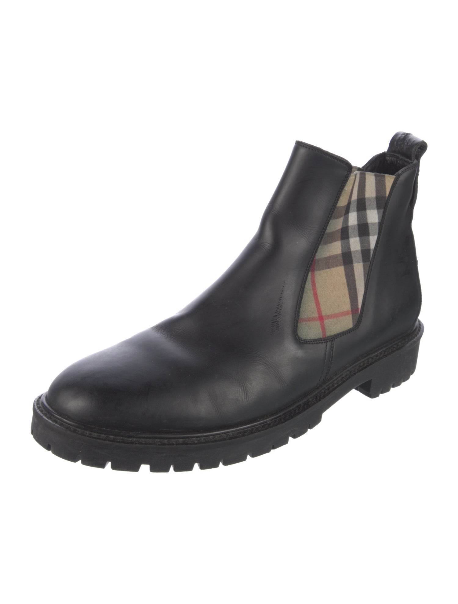 Burberry London Leather Chelsea Boots