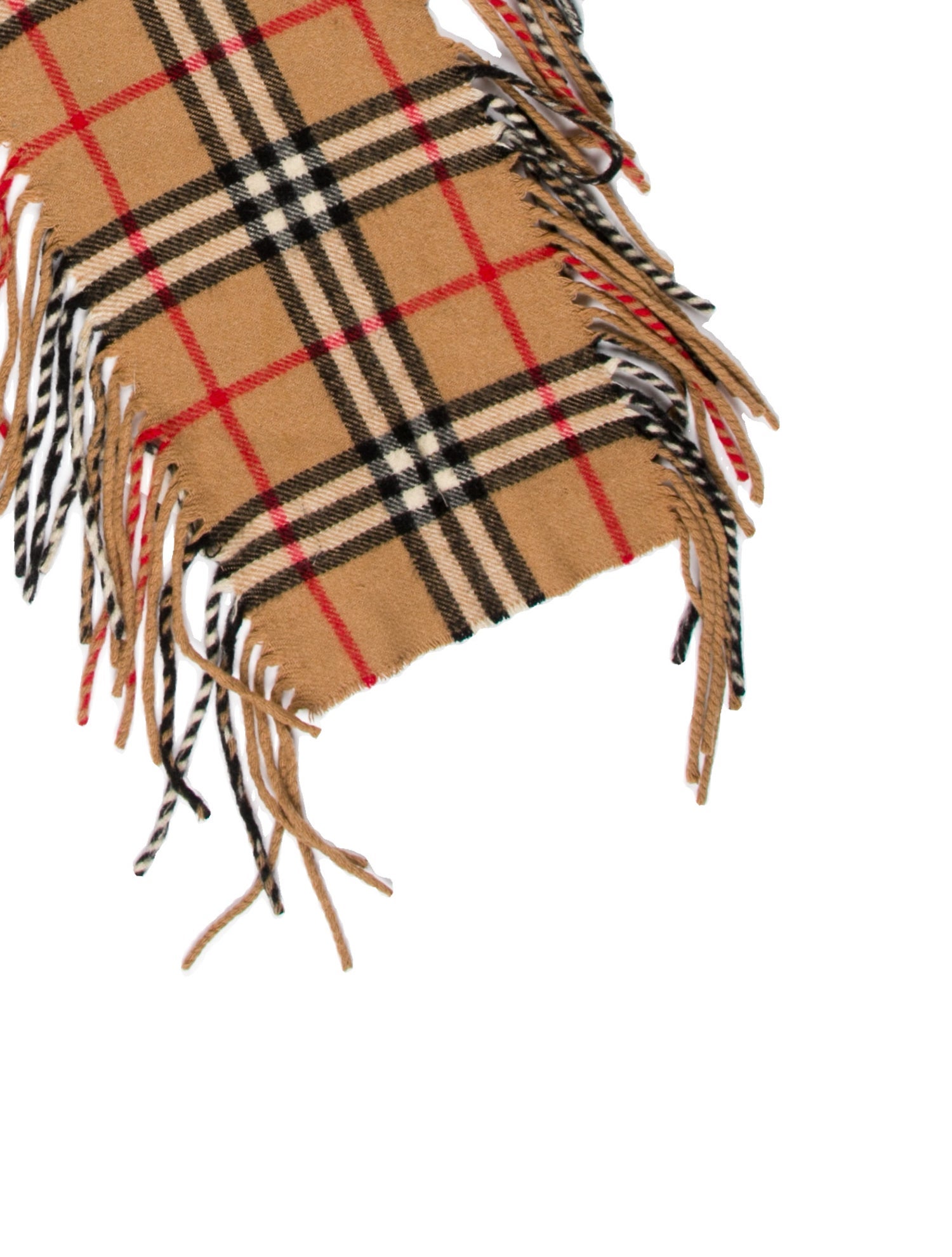 Burberry London Cashmere Nova Check Pattern Scarf