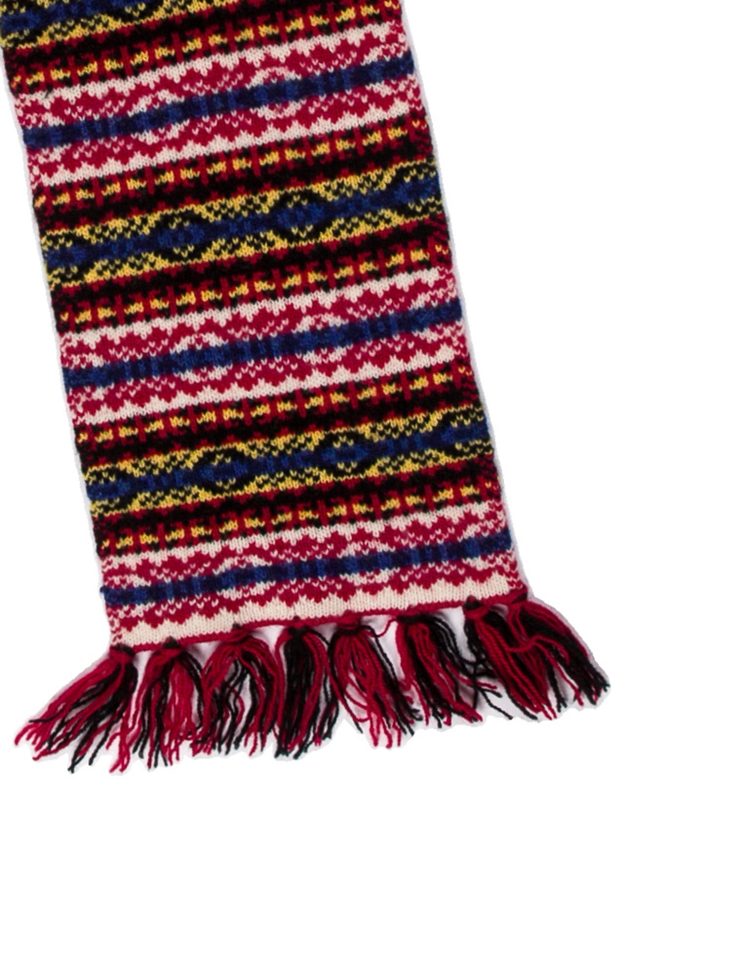 Burberry London Lambswool Striped Scarf