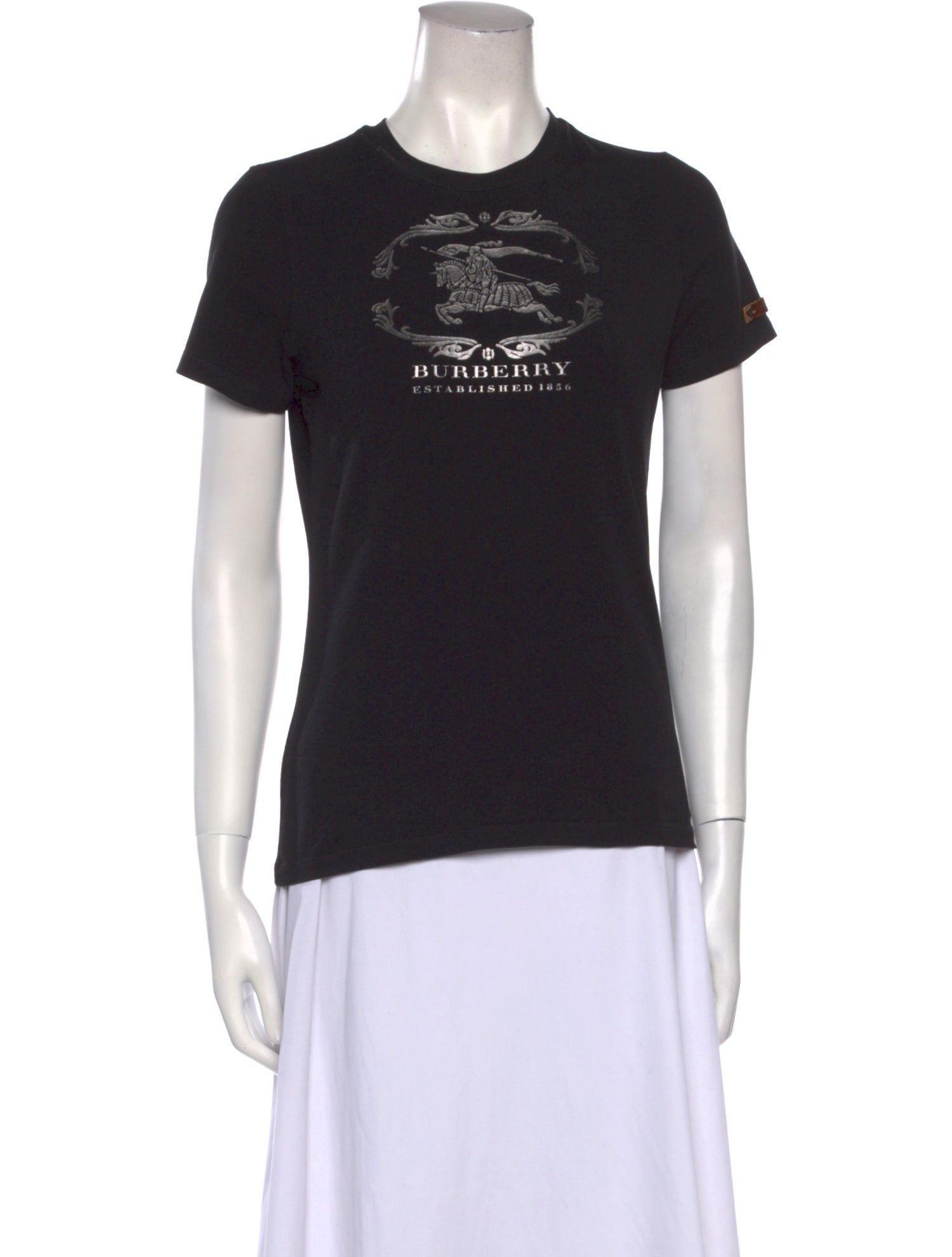 Burberry London Graphic Print Crew Neck T-Shirt