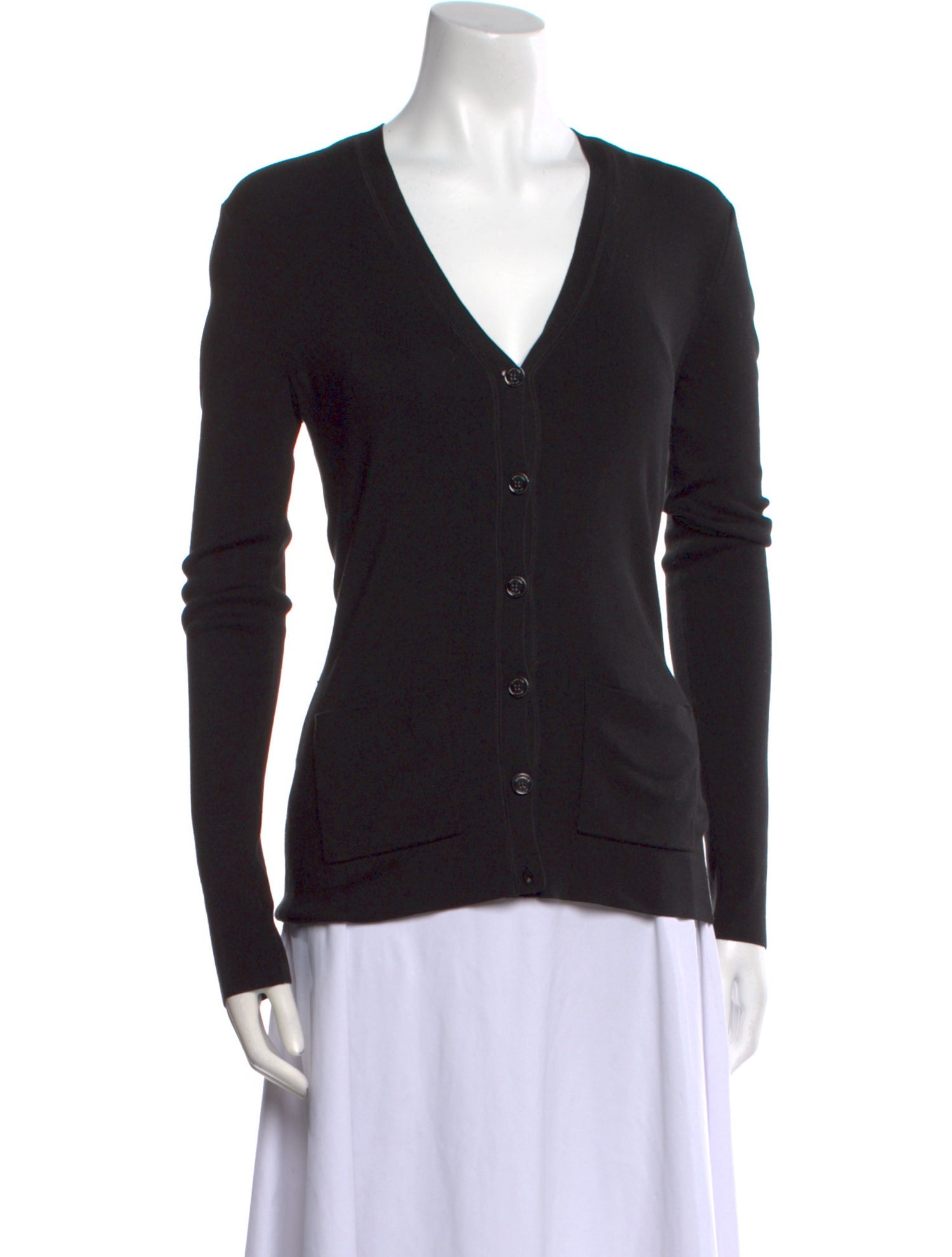 Burberry London Silk V-Neck Sweater