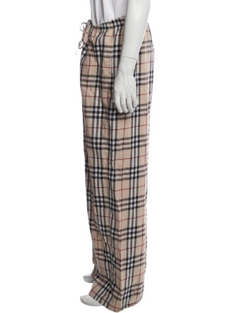 Burberry London Nova Check Pattern Pajama Bottoms