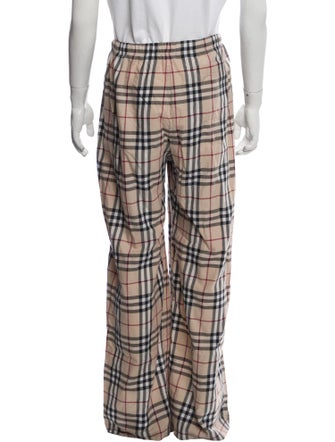 Burberry London Nova Check Pattern Pajama Bottoms