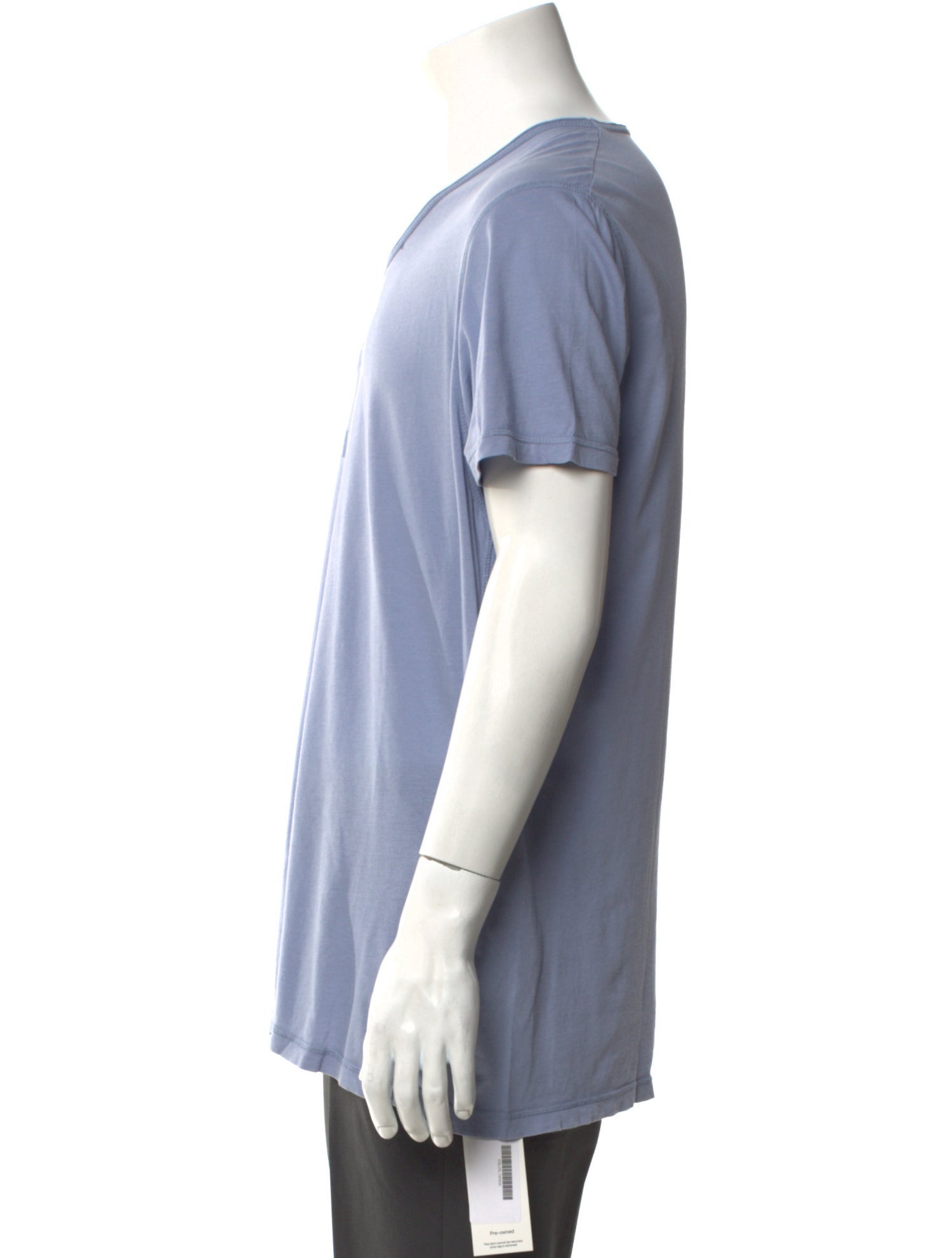 Burberry London Graphic Print V-Neck T-Shirt