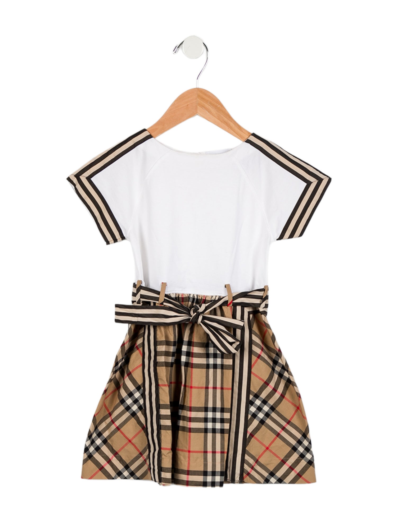 Burberry London Toddler Girls' Checkprint Short Sleeve Dress