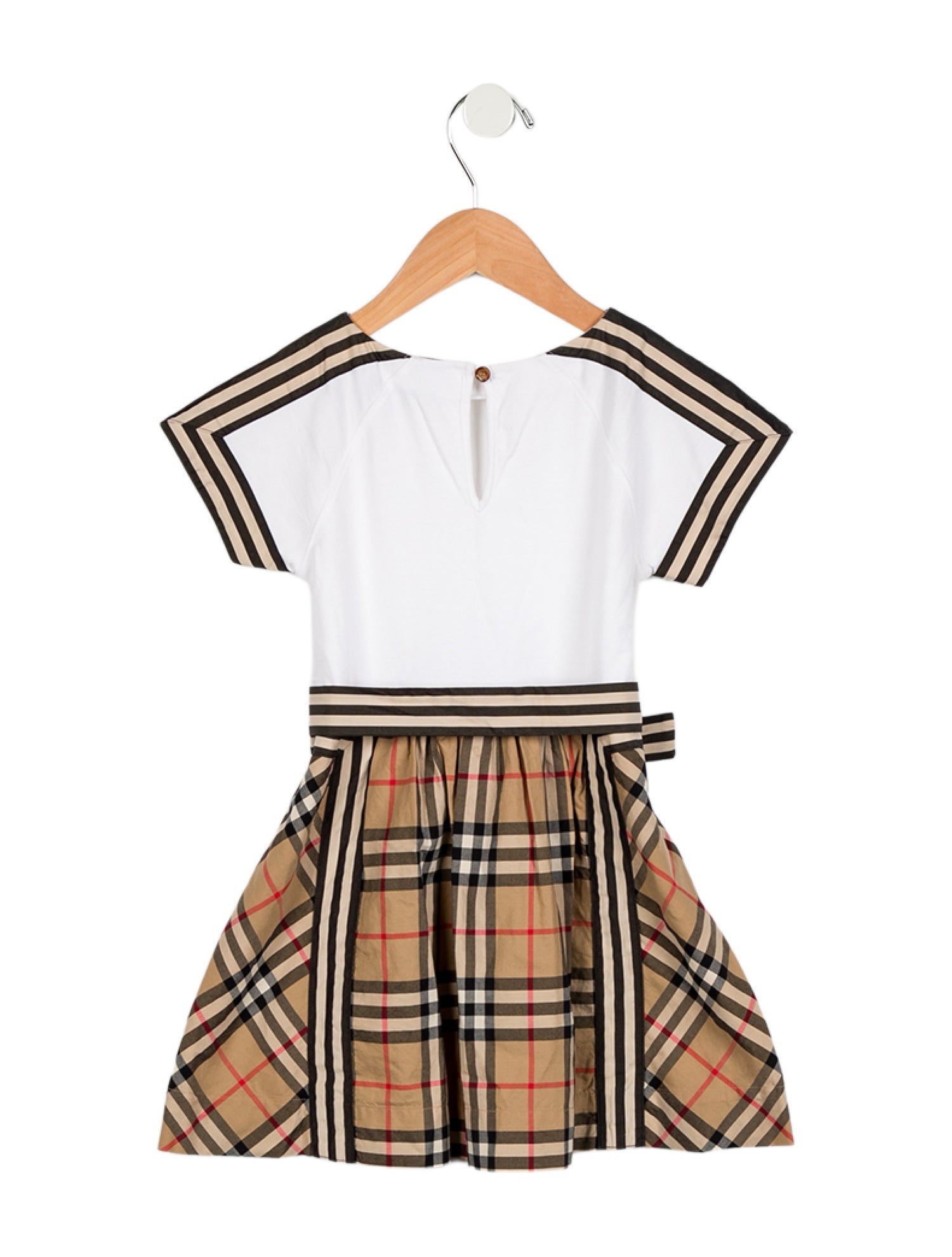 Burberry London Toddler Girls' Checkprint Short Sleeve Dress